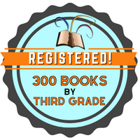 300 Books By Third Grade Registration Badge